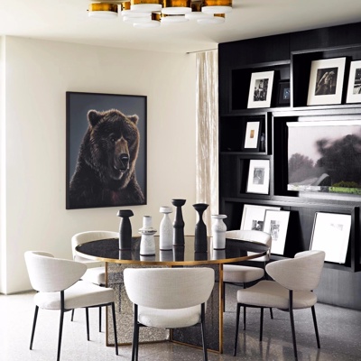 Jamie Bush设计 现代休闲餐桌椅