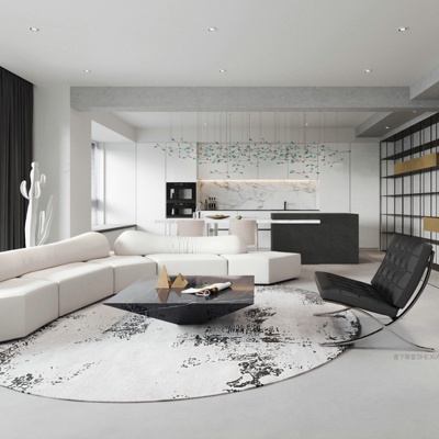 宁洁设计 现代客厅