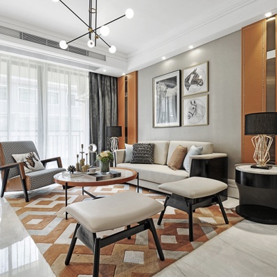 东莞观复营造设计 摩登现代客厅