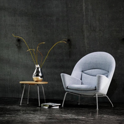 丹麦Carl Hansen & Son品牌 北欧布艺休闲沙发椅