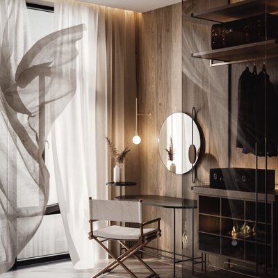 Dezest设计 现代极简梳妆台