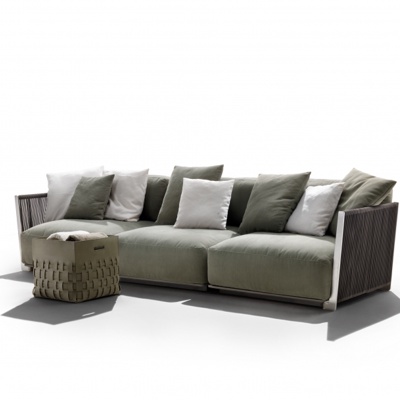 意大利FLEXFORM品牌 现代布艺多人户外沙发