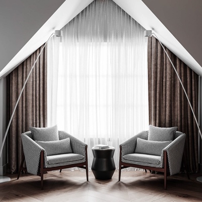 Vladislava Torgonsky设计 现代布艺休闲椅