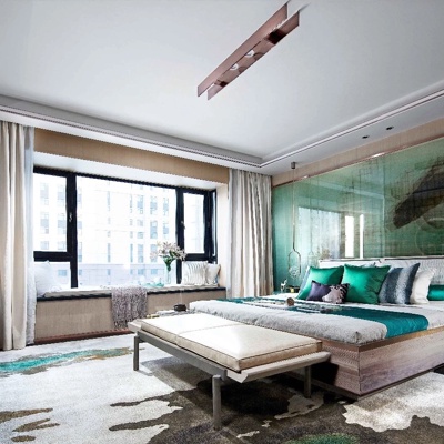 杜文彪设计 新中式卧室