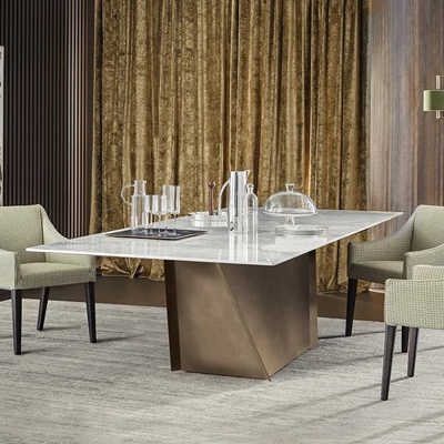 意大利CASAMILANO品牌 现代大理石餐桌椅