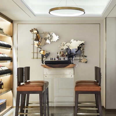 馥高设计 新中式吧台