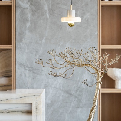 壹舍设计 新中式金属树枝装饰摆件3d模型