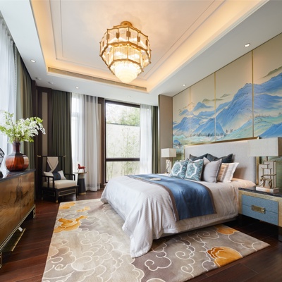 C.H.Y室内设计 新中式卧室