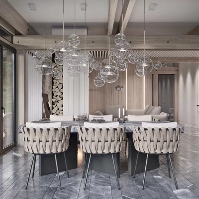 高级灰 现代餐厅