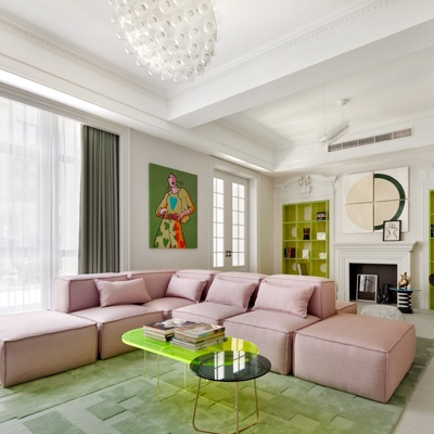 葛晓彪设计 新古典客厅