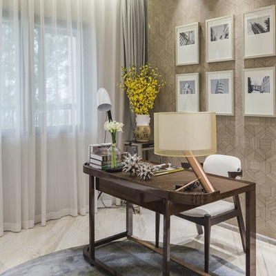 方黄设计 现代书桌
