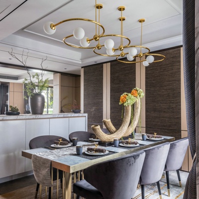 上海天恒设计 现代餐厅