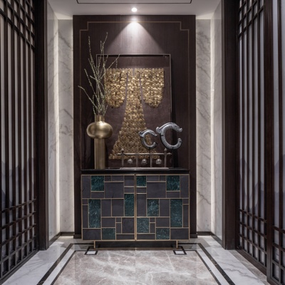 元禾大千设计 新中式端景台