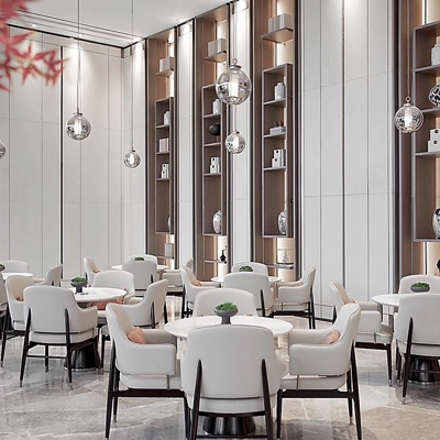 派尚设计 现代售楼处洽谈区