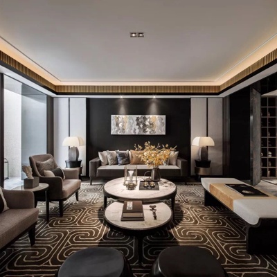 矩阵纵横 新中式客厅