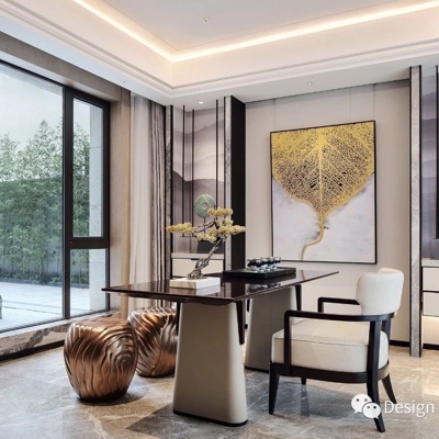 杜康生设计 新中式书房