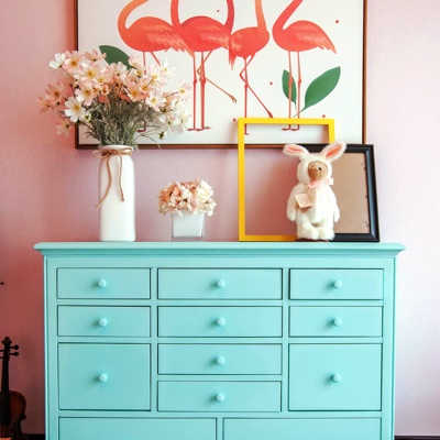 信实装饰 现代 边柜