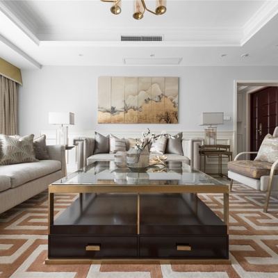 以勒设计 新中式客厅