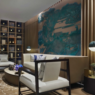 吴泽空间设计 新中式沙发组合