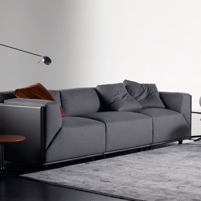 意大利Meridiani 现代多人沙发落地灯