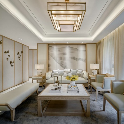 徐树仁设计 新中式客厅