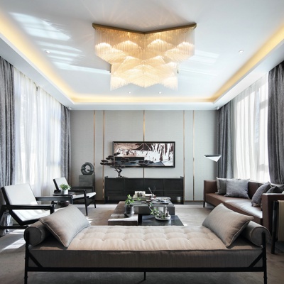 库玛设计 现代混搭客厅