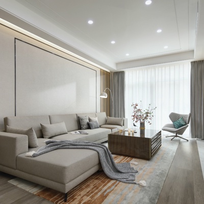 饰界软装设计 现代客厅