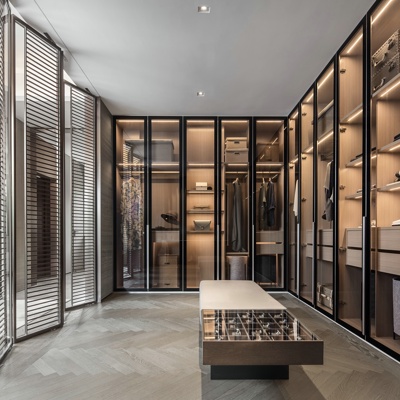 葛亚曦设计 现代衣帽间