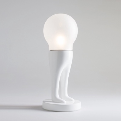 意大利BOSA品牌 现代白色陶瓷人型台灯