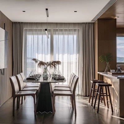 伶居设计 现代餐厅