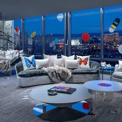 Damien Hirst设计 后现代酒店休息区