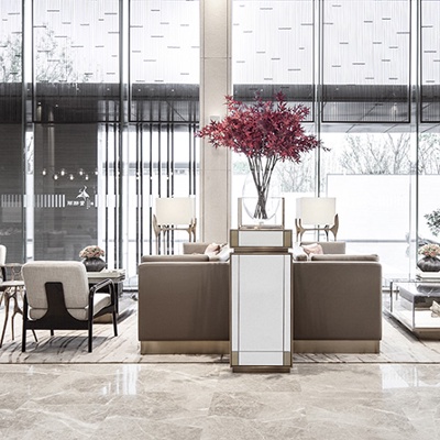 派尚设计 现代售楼处洽谈区