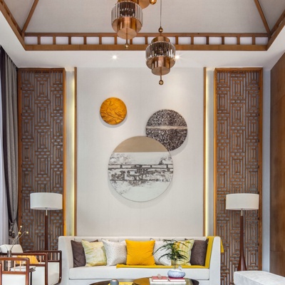 圣易文设计 新中式客厅