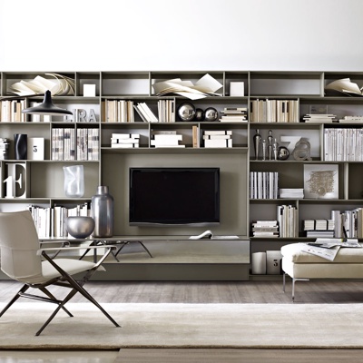 意大利B&B Italia品牌 现代电视背景墙墙柜