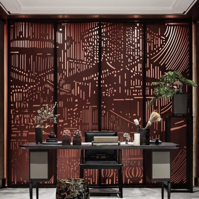 乐尚设计 新中式泡茶桌椅