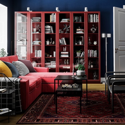 北欧布艺转角沙发