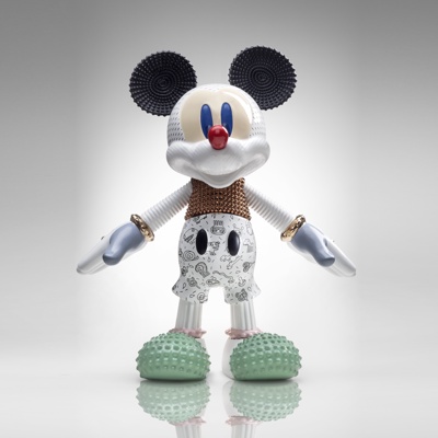 意大利BOSA品牌 现代个性陶瓷米奇老鼠摆件