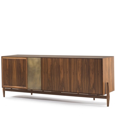 （两种材质）意大利DURAME品牌 现代实木橡木边柜