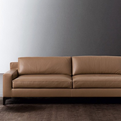 意大利Meridiani 现代皮革双人沙发