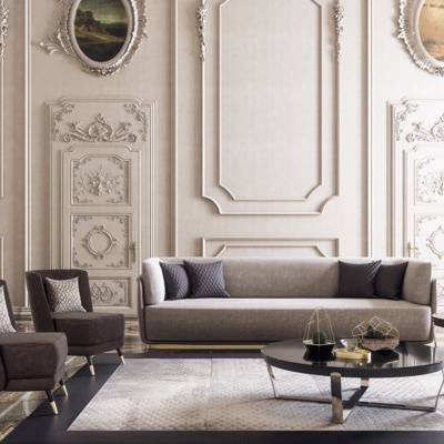 意大利Capital品牌 现代布艺沙发组合