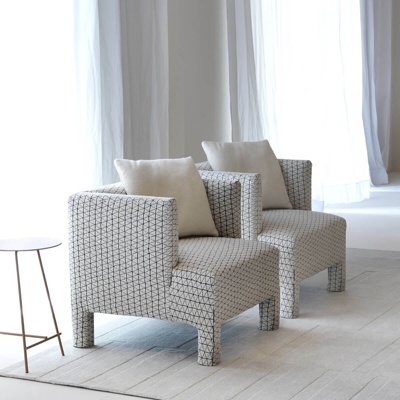 意大利driade品牌  现代布艺单人沙发