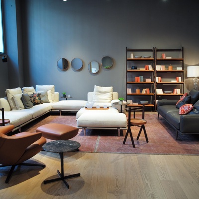 意大利Poltrona Frau品牌 现代皮革转角沙发组合