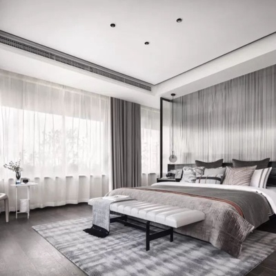 涟漪设计 现代卧室主人房