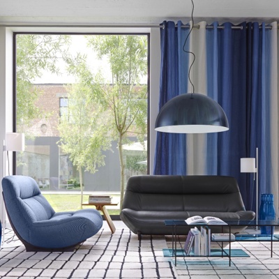 法国LIGNE ROSET品牌 现代皮革沙发组合吊灯