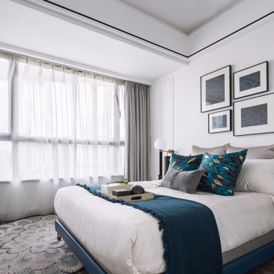 上上国际新作 现代时尚摩登卧室