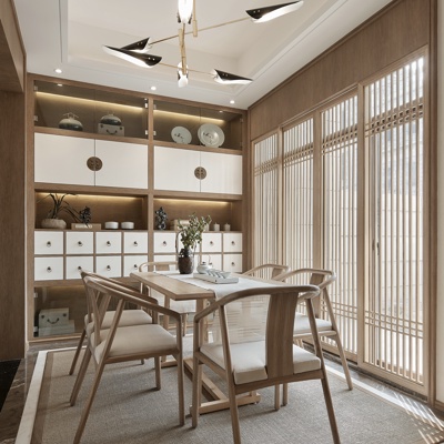 名堂设计 简约中式餐厅