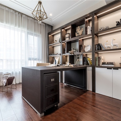 DGH设计 现代轻奢书房