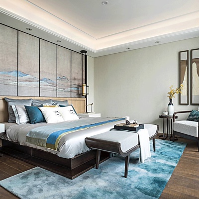 极尚设计 新中式卧室