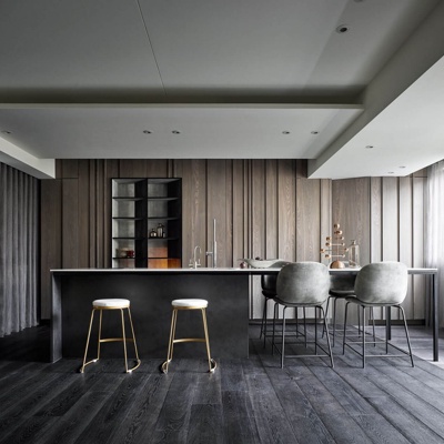 好适设计 现代公寓厨房中岛柜