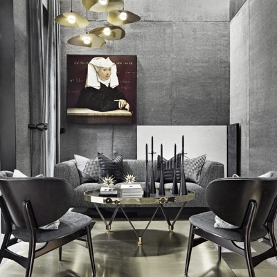 LISIYI设计 现代轻奢布艺沙发组合